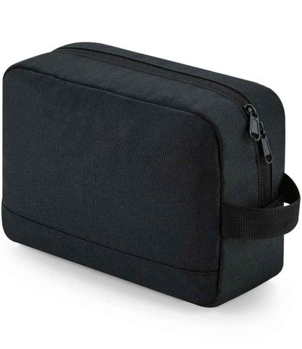 BagBase Recycled Essentials Wash Bag - BLK - ONE